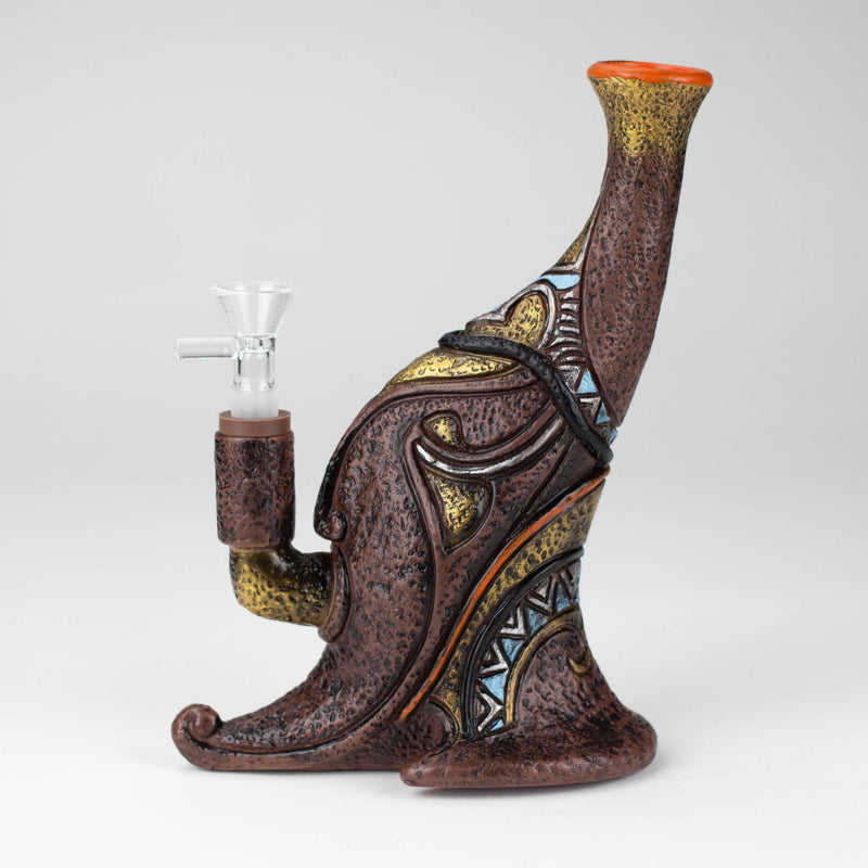 O 7.8“ Vinyl indian elements water pipe