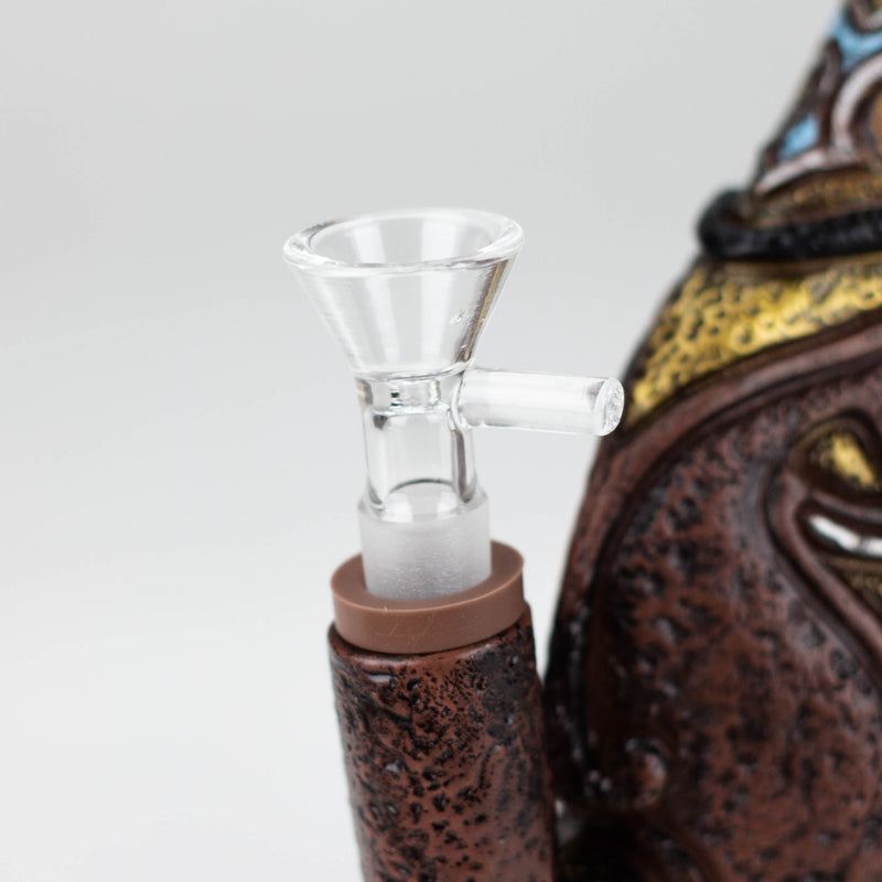 O 7.8“ Vinyl indian elements water pipe