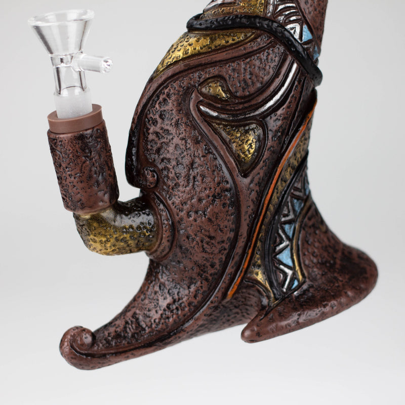 O 7.8“ Vinyl indian elements water pipe