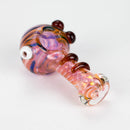 4.5" Gold Fumed Hand Pipe Pack of 2 Glass Pipe Bongzie Smokes