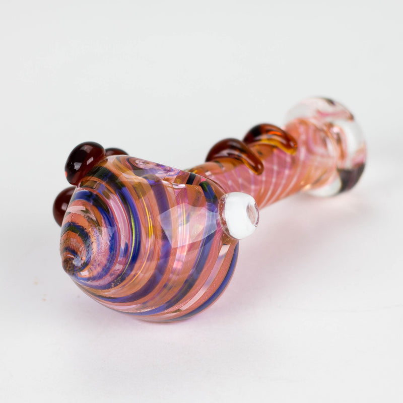 O 4.5" Gold Fumed Hand Pipe Pack of 2