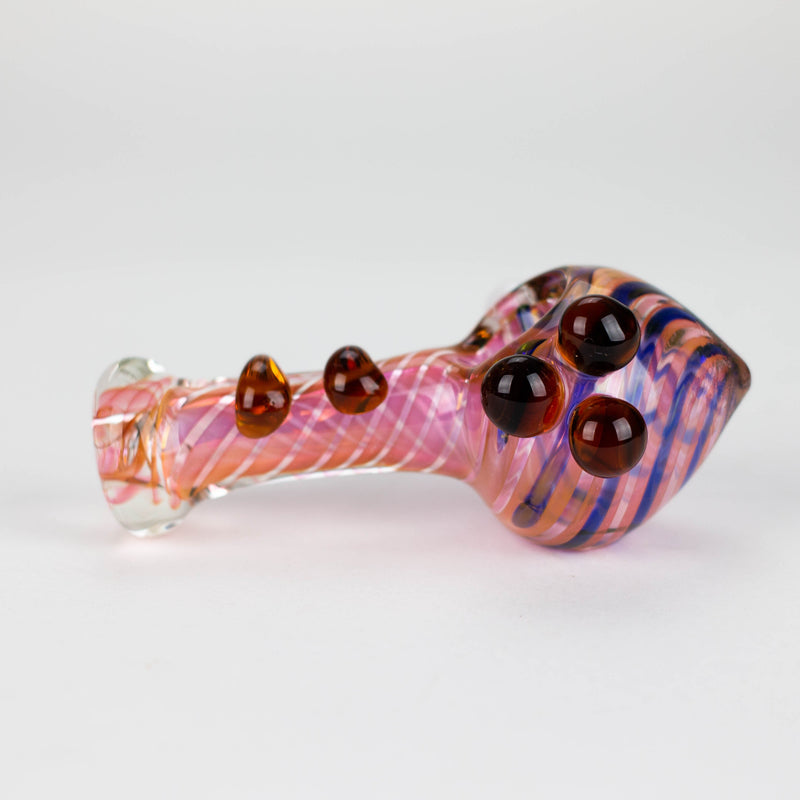 O 4.5" Gold Fumed Hand Pipe Pack of 2