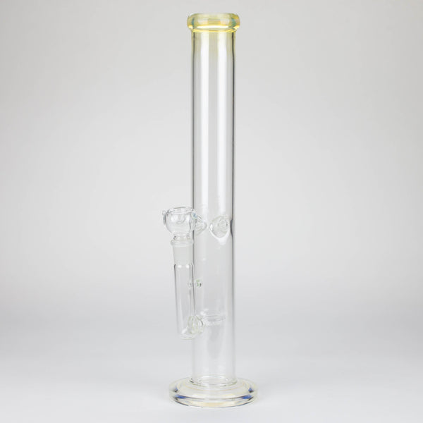 O 16"  straight glass tube water bong