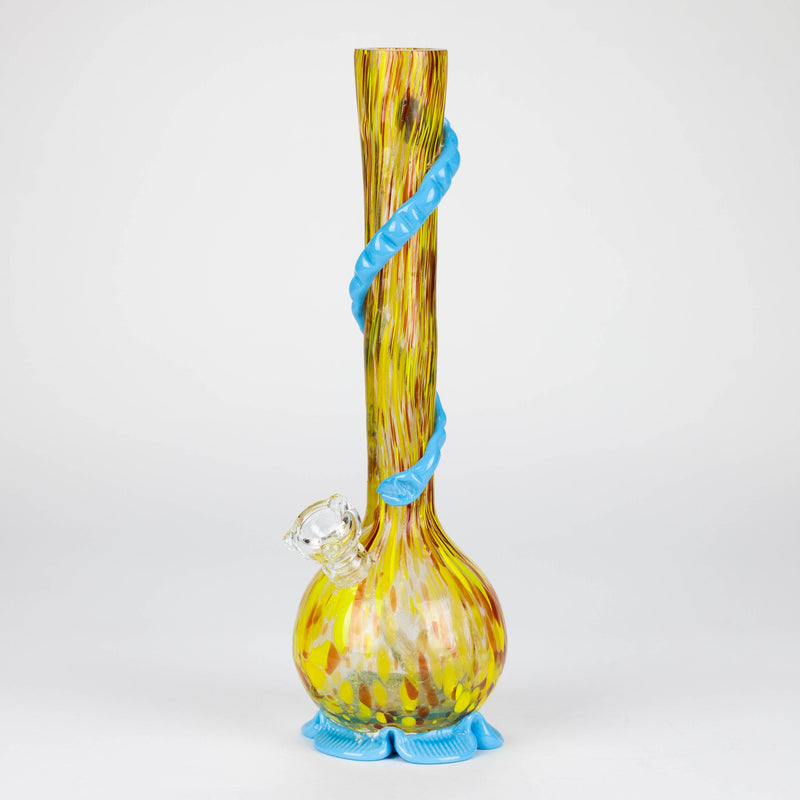 O 12" soft glass water pipe