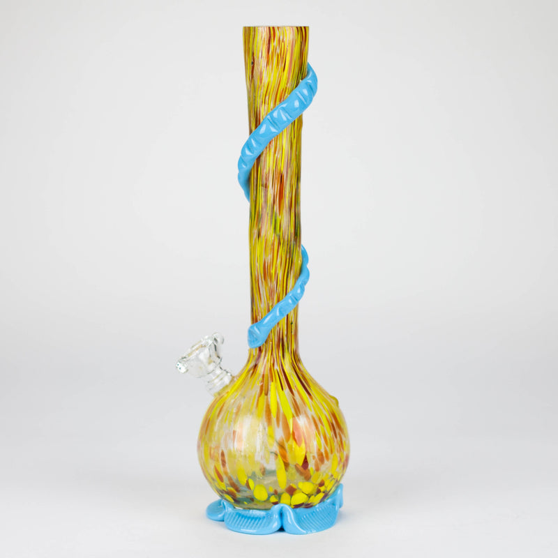 O 12" soft glass water pipe