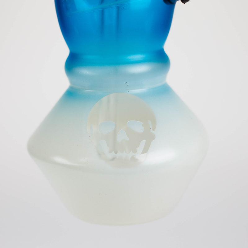 O 6" SKull frosted oilburner water pipe