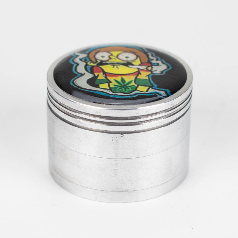 O 63mm Cartoon design 4 parts aluminium grinder-Assorted