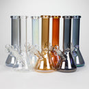 10" Solid Color Eletroplate Glass Beaker Bong Glass Bong 777 Smoke