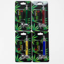 Metal Pipe with Screen Box of 12 Metal Pipe 777 Smoke Long (3.5")