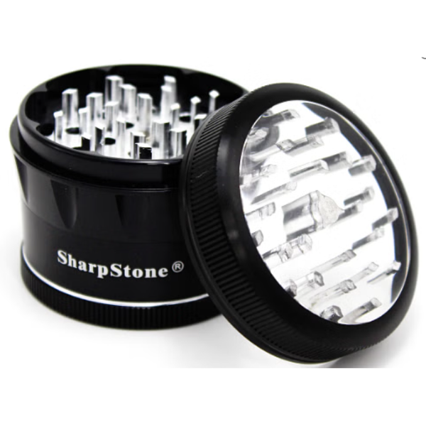 O SharpStone® | V2 CLEAR TOP 4 PIECE GRINDER 2.5 [ GRI905 ]