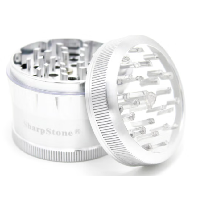 O SharpStone® | V2 CLEAR TOP 4 PIECE GRINDER 2.5 [ GRI905 ]