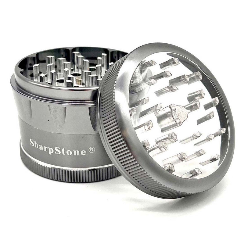 O SharpStone® | V2 CLEAR TOP 4 PIECE GRINDER 2.5 [ GRI905 ]