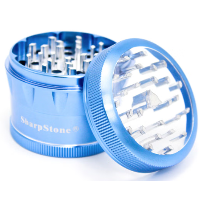 O SharpStone® | V2 CLEAR TOP 4 PIECE GRINDER 2.5 [ GRI905 ]