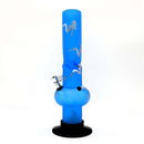 12" Acrylic Water Pipe Bong FAM-A ( PIP276 ) Acrylic Bong NIBO Distribution BLUE