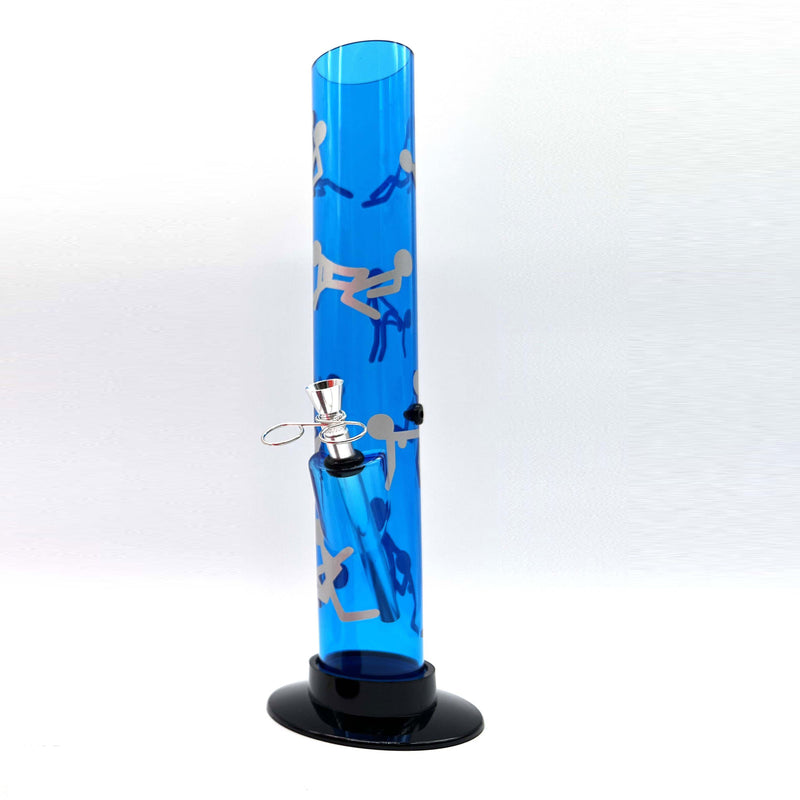 O 12" Acrylic Water Pipe Bong  FAP-1 ( PIP278 )