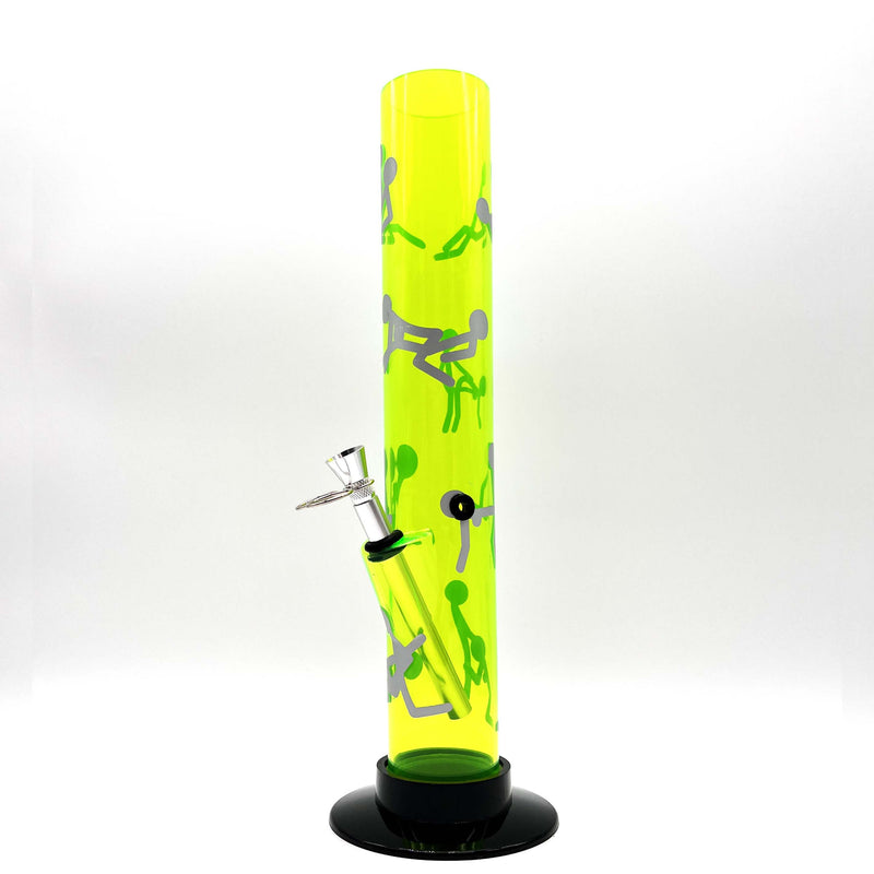 O 12" Acrylic Water Pipe Bong  FAP-1 ( PIP278 )