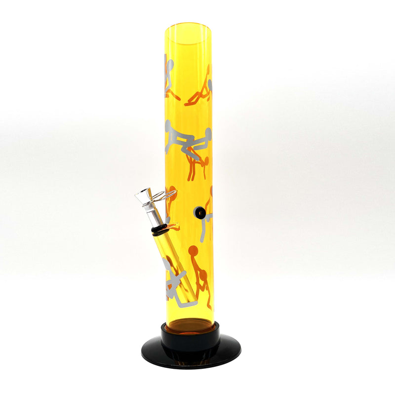 O 12" Acrylic Water Pipe Bong  FAP-1 ( PIP278 )