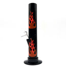 12" BLACK Acrylic Water Pipe Bong , Assorted Pattern Color ( PIP280 ) Acrylic Bong NIBO Distribution