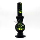 12" BLACK Acrylic Water Pipe Bong , Assorted Pattern Color ( PIP280 ) Acrylic Bong NIBO Distribution