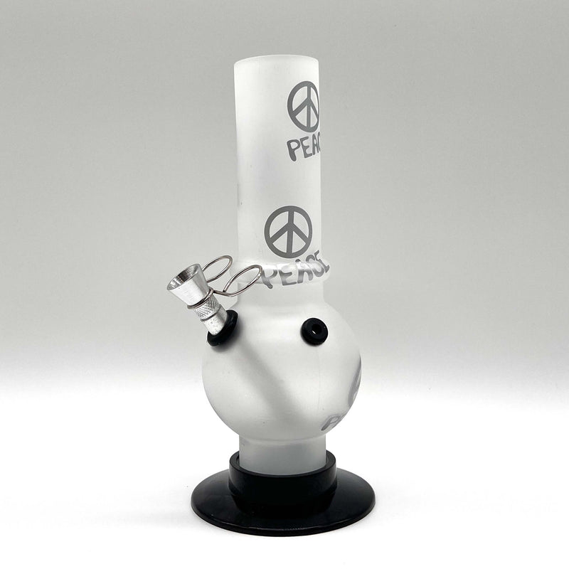 O 8" Acrylic Water Pipe Bong FBM02 ( PIP545 )