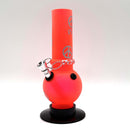 8" Acrylic Water Pipe Bong FBM02 ( PIP545 ) Acrylic Bong NIBO Distribution RED