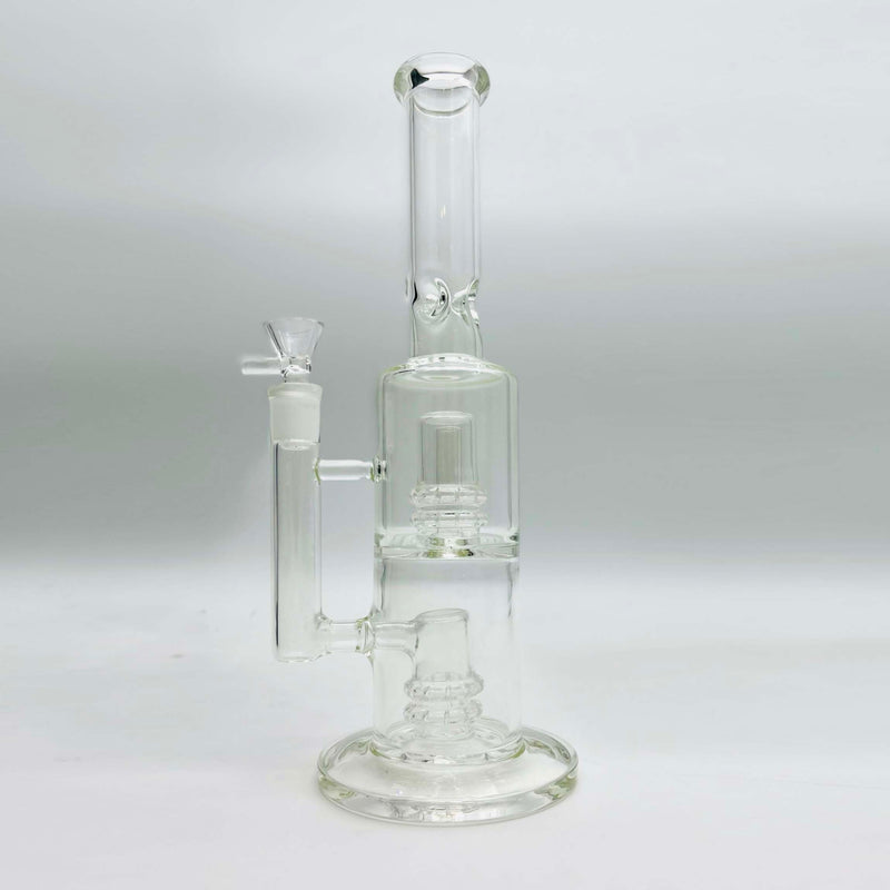 O 11.5" Glass Bong with Shower head Percolator and Diffuser