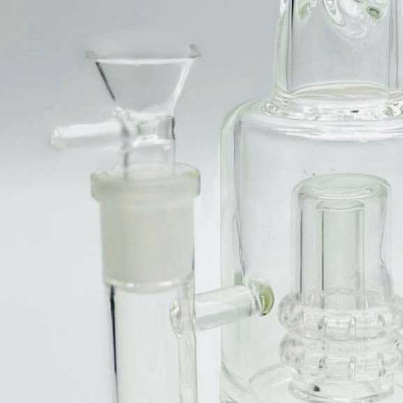 O 11.5" Glass Bong with Shower head Percolator and Diffuser