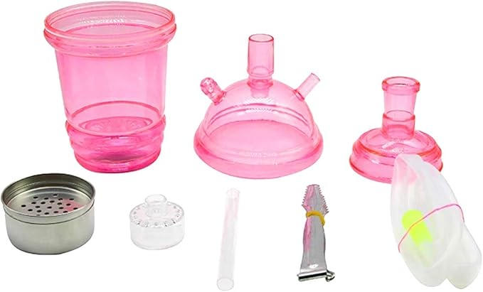 Clear Portable Cup Hookah Bundle_4