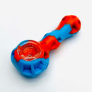 4″ Silicone Handpipe Jar – 24 Assorted Pieces with Glass Bowls & Dabbers [ES107HP] Silicone Pipe Canadian Distributor