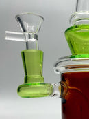 8" Matrix Perc Glass bong Glass Bong Super Supplys Inc