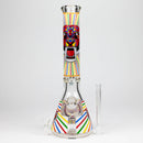 16" Glow in the dark 9mm glass water bong [GBT2301] Glass Bong ONE