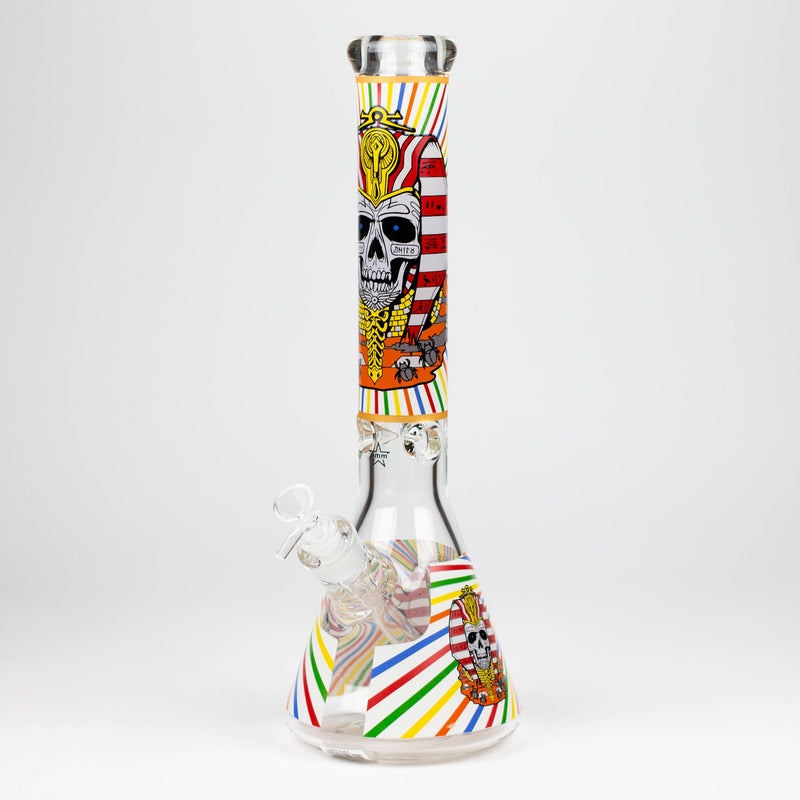 O 16" 9mm glass water bong [GBT2301]