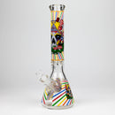 16" Glow in the dark 9mm glass water bong [GBT2301] Glass Bong ONE