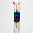 16" Glow in the dark 9mm glass water bong [GBT2301] Glass Bong ONE