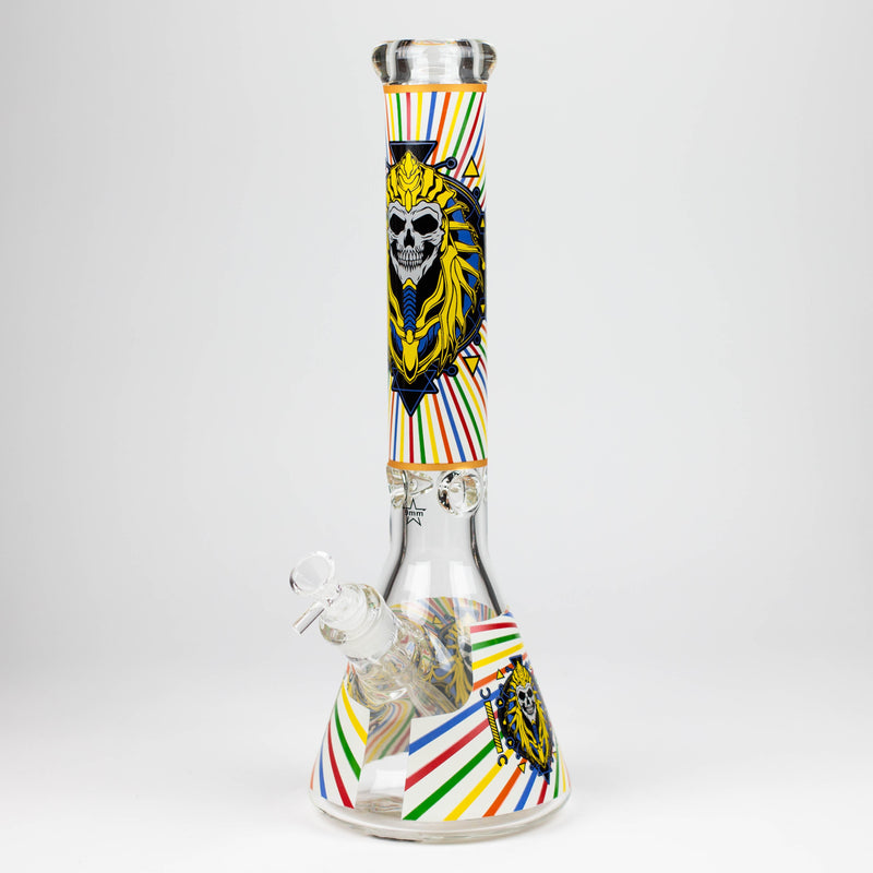 O 16" 9mm glass water bong [GBT2301]