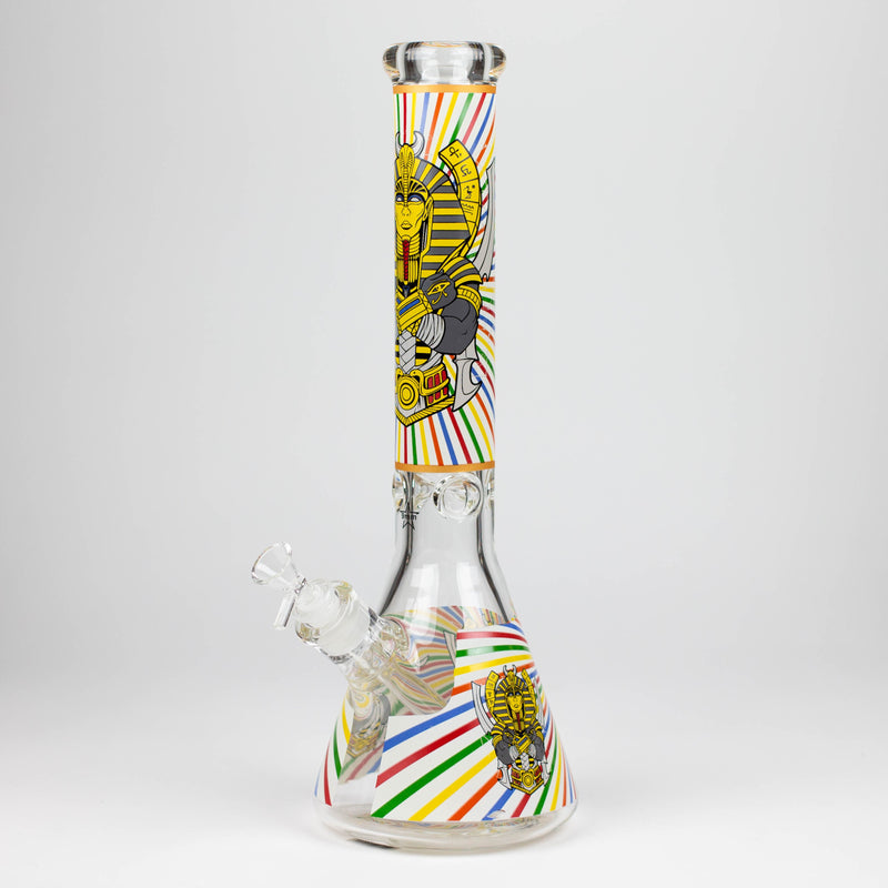 O 16" 9mm glass water bong [GBT2301]