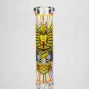 16" Glow in the dark 9mm glass water bong [GBT2301] Glass Bong ONE Design F