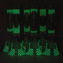 16" Glow in the dark 9mm glass water bong [GBT2301] Glass Bong ONE