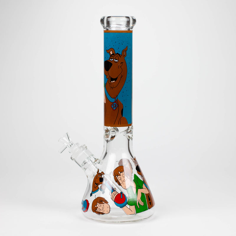 O 14" SD Cartoon 9mm glass water bong [GBT2112]