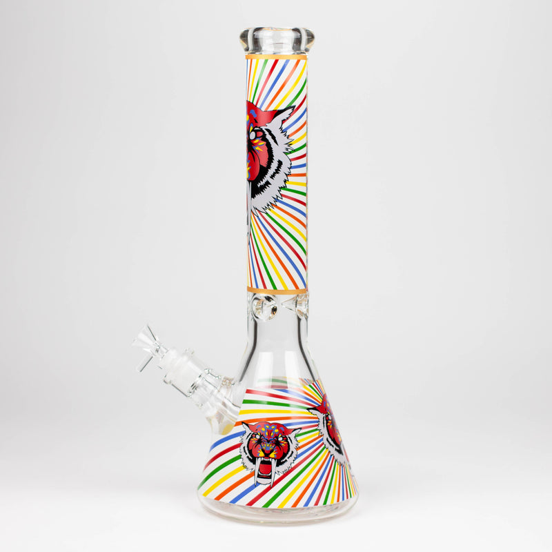 O 16" 9mm glass water bong [GBT2301]