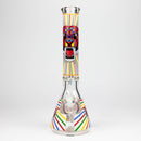 16" Glow in the dark 9mm glass water bong [GBT2301] Glass Bong ONE