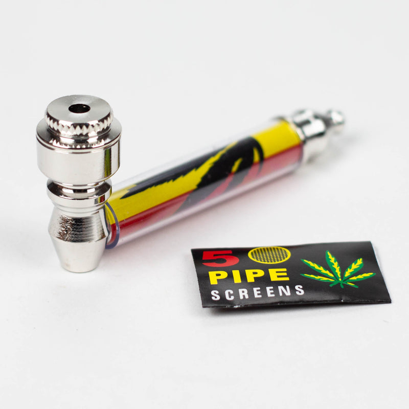 O 3.5" Metal Pipe with Screen Box of 12 [MP004]