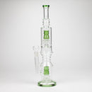 18" Glass water bong with Percolator and Diffuser Glass Bong Bongzie Smokes