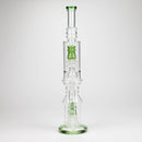 18" Glass water bong with Percolator and Diffuser Glass Bong Bongzie Smokes