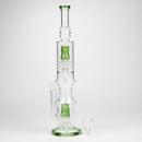 18" Glass water bong with Percolator and Diffuser Glass Bong Bongzie Smokes