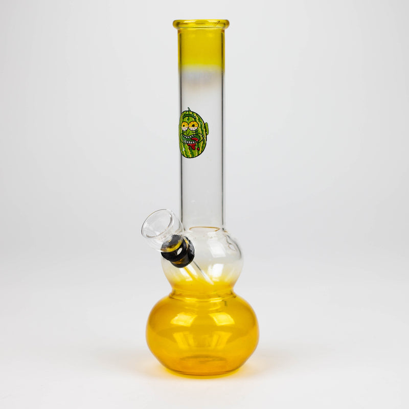 O 6" paint glass water bong