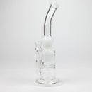 11" Color accented glass bong with honeycomb diffuser-Assorted Glass Bong Bongzie Smokes
