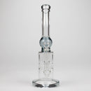 11" Color accented glass bong with honeycomb diffuser-Assorted Glass Bong Bongzie Smokes
