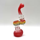 Rasta Bubbler 7" Tall - Assorted Color Glass Pipe NIBO Distribution