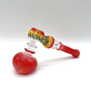Rasta Bubbler 7" Long - Assorted color Glass Pipe NIBO Distribution